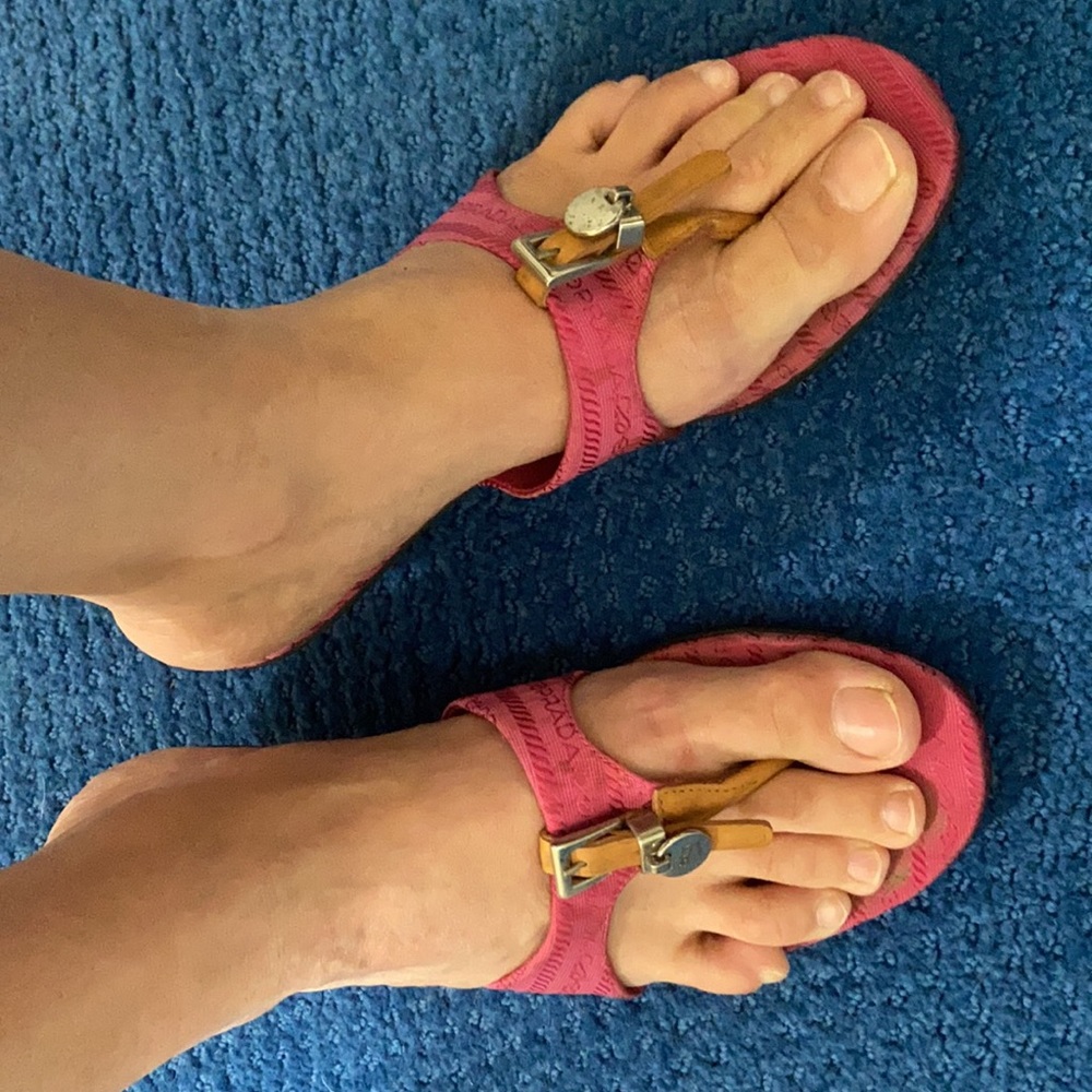 Vintage Prada heeled sandal